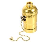 UKCOCO Base Lampada Vite Con Catenella Portalampada Vintage Permpad Tavolo Da Appoggio Illuminazione Fai Da Te e Decorazioni Per Casa