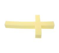 UKCOCO Base per Composizioni Floreali a Forma di Croce in Spugna Gialla da 45cm Ampia Base e Stabilità Affidabile per Fiori Freschi e Artificiali per Funerali e Altari