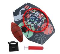 UKCOCO Basket da Interno con Canestro Muro Pallone Incluso Gioco Allenamento Divertente per Ragazzi e Ragazze Giocattolo Sportivo Portatile per Attività Ludiche e Sociali