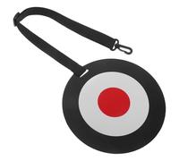 UKCOCO Bersaglio da Calcio Regolabile con Cinghie, Disco Allenamento Precisione Tiro per Calcio Giovanile e Lacrosse, Attrezzatura Sportiva Portatile per Migliorare Agilità