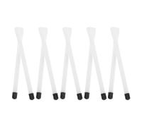UKCOCO Bianco Estensore Valvola Pneumatici in Plastica 10 Pezzi | Prolunga Valvola Pneumatici Gemellati, Estensioni dello Stelo Pneumatico, per Scooter e Manutenzione Moto