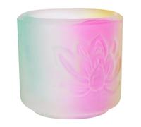 UKCOCO Bicchiere Buddha in Vetro Loto, per Acqua e Tè, Stile Retrò | Design Smaltato e Superficie Liscia, Dimensione Adatta All'altare, per Meditazione, Spa, Collezionisti