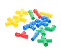 UKCOCO Blocchi da Costruzione Plastica Colorati per Educativo Inserti Sicuri Stimola e Abilità Motorie