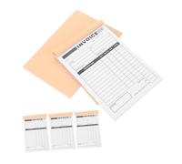 UKCOCO Blocchi Ricevute Fatture Duplicato 2 Parti A5 con Lavagna Integrata per Ordini e Voucher, Carta per Fotocopie per Piccole Imprese, Artigianato, Ristoranti e Servizi Portatile