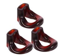 UKCOCO Bocchino per Flauto in Resina Set da 3 Pezzi, Accessori per Flauto Tenuta All’aria, Ausilio al Soffio Portatile per Musicisti, Studenti e Principianti