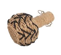 UKCOCO Boho Farmhouse Paper Rope Vase Handwoven Rustic Decorative Holder For Dried Flowers And Floral Arrangements Versatile Table Centerpiece For Living And Wedding Decor