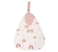 UKCOCO Borsa da comodino Rainbow Baby, astuccio portaoggetti da appendere | Borsa portaoggetti da appendere per la cameretta, portatile e facile da pulire, ideale per riporre biberon e altri oggetti da