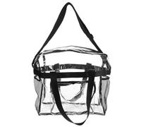 UKCOCO Borsa Jelly Grande in Pvc Trasparente Tracolla, Design Semplice alla Moda, per Back To School Party e Uso Quotidiano