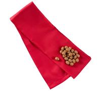 UKCOCO Borsa per Massaggi Portatile per Schiena e Spalle, Strumento Manuale Rosso, Massaggiatore per Uso Domestico da Viaggio 300 G di Imitazione Noce e Mappa dei Punti di Agopressione