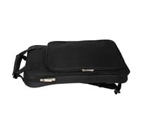 UKCOCO Borsa Porta Bacchette per Batteria in Cotone Nero Resistente e Facile da Trasportare, per Sale Prove e Luoghi di Esibizione Musicali