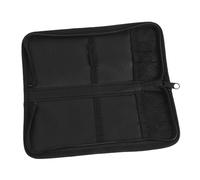 UKCOCO Borsa Portapennelli da Disegno in Oxford Nera Zip, 10 Fori | Organizzazione Pratica, Dieci Scomparti Singoli, Tessuto Oxford, per Pennelli e Matite