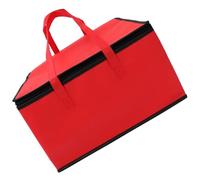 UKCOCO Borsa Termica Isolante Portatile 32x32x22 Cm in Alluminio Resistente per Alimenti, Pranzo e Pizza, Sacco Termico Riutilizzabile per Spesa e Picnic, Borsa Scaldavivande Grande