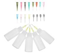 UKCOCO Bottiglia Mini Liquido con Punta Ago Precisione Bottiglia Spremi per Colla Olio Inchiostro Fai da Te Pittura Acrilica e Quilling