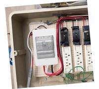 UKCOCO Box Distribuzione Elettrica Vie Esterno Scatola Protettiva Trasparente Resistente Alle Intemperie Quadro Compatto e Durevole per Derivazione e Giunzione