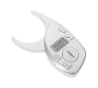 UKCOCO Calibro Digitale per Misurazione del Grasso Corporeo Display Lcd Affidabile e Preciso in Plastica Argento per Uso Fitness e Benessere a Casa