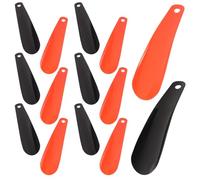 UKCOCO Calzascarpe Corti in Plastica Set 14 Pezzi Manico Corto e Foro Appendibile per Anziani Donne Incinte e Uso da Viaggio Pratici per Ridurre lo Sforzo Nella Calzata