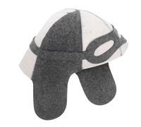UKCOCO Cappello Da Sauna in Feltro Di Lana Fatto A Mano Per Spa E Sauna, Elegante Cappello Da Pilota Per Protezione Dal Calore Per Relax, Copricapo Da Bagno.