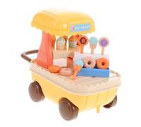 UKCOCO Carretto Gelati in Plastica Sicura per Ruote Mobili e Staccabili Resistente e Adatto Giochi Ruolo Creativi