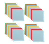 UKCOCO Carta Rigidità Cm per Origami 17x17 Pezzi 300 e Resistente Multicolore allo Strappo Texture Liscia per Insegnamento e Progetti Creativi