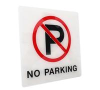 UKCOCO Cartello Divieto di Sosta in Acrilico Resistente alle Intemperie per Parcheggi Centro Commerciali e Garage Segnale Visibile e Facile da Installare per Avviso Nessun Parcheggio