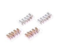 UKCOCO Cartine Per Unghie Francesi in Alluminio Guida Alla Nail Art Per Manicure Set Da 20 Pezzi Per Professionisti e Principianti Accessori Per Estensione Unghie e Protezione Punte