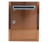 UKCOCO Cassetta di Suggerimenti in Metallo, Cassetta per Lettere A4 27x21x11 Cm, Scatola per Voto e Reclami per Uffici, Scuole e Spazi Pubblici