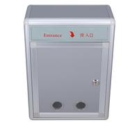 UKCOCO Cassetta per Suggerimenti da Parete in Acciaio e Lega di Alluminio con Sicura Multifunzione per Reclami Donazioni Votazioni e Raccolta Chiavi Montaggio Facile e Resistente per