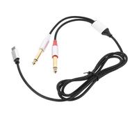 UKCOCO Cavo Adattatore Audio USB C Doppio Jack per Apparecchiature Audio Resistente e Plug Play per Amplificatori Mixer e Casse