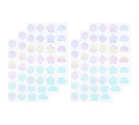 UKCOCO Cerotti Idrocolloidi per Brufoli Viso, Adesivi Mini Patch Colorati per Rimozione Escrescenze Cutanee e Macchie, Confezione da 6 Fogli per Cura Acne e Pelle Irritata