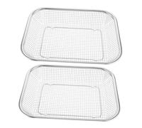 UKCOCO Cestello Portaposate in Acciaio Resistenti a Maglia Fine Per Lavastoviglie, Organizer Multifunzione Per Posate e Bacchette, Supporto Per Stoviglie e Utensili Da Cucina, Set Da 2 Pezzi