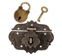 UKCOCO Chiusure Vintage per Scatole in Hasp in Lucchetto Decorativo per Scatole Gioielli e Confezioni Regalo Facile da Installare e Resistente