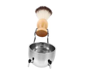 UKCOCO Ciotola da Barba per Uomo Set da Barba Portapennello Strumento da Barbiere Design Retrò e Elegante