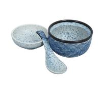 UKCOCO Ciotola per Ramen in con Set da 2 Pezzi per Noodles e Sushi Design e Multifunzionale per Uso