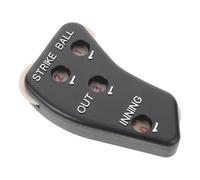UKCOCO Clicker per Arbitro di Baseball in Plastica Portatile con Contatore a Dito, Indicatore Punteggio ad Alta visibilità per Softball, Segnapunti Resistente per Allenamento e Partite