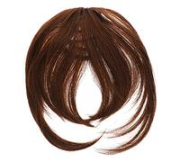 UKCOCO Clip Frangetta in Liscia Extension con Fermagli Design Naturale Volumizzante Adatta Tutti i Volti Facile Indossare per