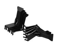 UKCOCO Clip per Cassetto Contanti in Abs Nero 8 Pezzi per Registratore di Cassa Accessorio per Organizzazione Soldi e Fissaggio Sicuro Banconote in Spazi Commerciali