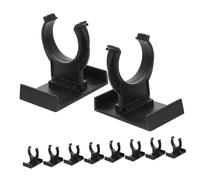 UKCOCO Clip Per Gambe Mobili e Clip Per Zoccolo Da Cucina Neri in Pp Ispessiti, Morsetti Di Fissaggio 10 Pezzi Per Supporto Stabili e Antivibrazione, Accessori Per Armadietti Cucina e Mobili Da Lavoro