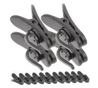 UKCOCO Clip per Microfono da Bavero 15 Pezzi Morsetto per Cavo Microfono e Supporto per Filo Auricolari, Clip Piccola in Plastica Resistente per Cuffie per Riunioni, Discorsi