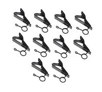 UKCOCO Clip Per Microfono Lavalier in Ferro 10 Pezzi, Supporto Pinza Elastica Resistente, Accessori Per Microfono Da Bavero Per Conferenze, Spettacoli, Feste, Fissaggio Pratico e Sicuro