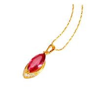 UKCOCO Collana Ciondolo della Confessione in Lega di Strass Splendente Collana Decorativa per Donna Gioielli Regalo per la Festa degli Innamorati Resistente e Abbinabile