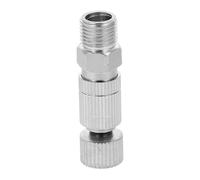 UKCOCO Connettore Accessorio Senza Perdite d'Aria in Metallo Argento Aerografo Filettatura 1/8 Pollice Adattatore Rapido per Flessibile per Artistico