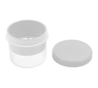 UKCOCO Contenitore Bte in Plastica Bianco per Apparecchi Acustici Deumidificatore Protezione Dall'umidità e Custodia Organizzata per Uso Quotidiano e Viaggio