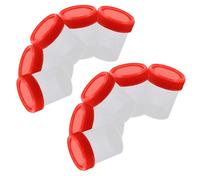 UKCOCO Contenitore per Urine 60ml in Pp Coperchio a Vite, Scala Graduata, 10 Pezzi per Esame Medico e Analisi dei Liquidi