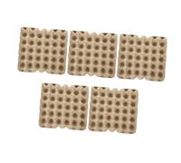 UKCOCO Contenitori per Uova in Cellulosa Scatole per 30 Uova Vassoi Riutilizzabili e Leggeri per Conservazione in Frigorifero Organizzazione e Trasporto