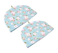 UKCOCO Copertura per Bollitore Termica in Cotone Isolamento Termico e Anello Appendibile, Set 2 Pezzi Design Semplice e Stampa Decorativa per Cucina
