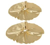 UKCOCO Copertura Protettiva Isolante per Macchina Moxa 2 Pezzi, Fodera Termica Tessuto Resistente al Calore, Copertura Gialla Bordi Rinforzati per Dispositivo Moxibustione Verticale,