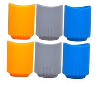 UKCOCO Copertura Protettiva Microfono 6 Pezzi Manicotti in Silicone Anti-Caduta per Microfono Palmare Wireless Supporto Inferiore Protezione Anti-Urto per Ktv