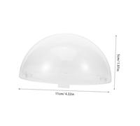 UKCOCO Copertura Protettiva per Telecamera Cupola Trasparente Resistente Pioggia e Polvere Antiriflesso per Sicurezza Indoor e Outdoor