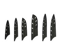 UKCOCO Coperture per Coltelli in Plastica Nera 10 Pezzi Protezione Lame Coltelli da Cucina Pratiche Elevata Resistenza Agli Urti per Uso Domestico