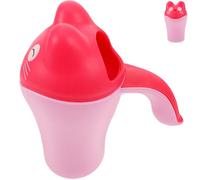 UKCOCO Coppa Design Cartone Animato Adorabile in Pp Rosa con Manico Facile da Impugnare e Lavaggio Chioma per Shampoo per Ragazzo Ragazza Ragazzo Ragazza per Bagnetto